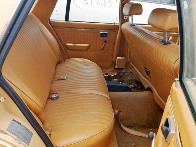 9K94T159146 - 1979 FORD FAIRMONT YELLOW photo 6