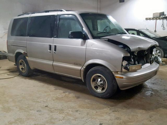 1GNDM19W71B105442 - 2001 CHEVROLET ASTRO SILVER photo 1