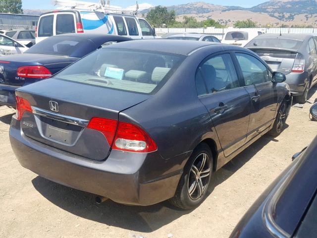 2HGFA1F30AH579939 - 2010 HONDA CIVIC VP GRAY photo 4