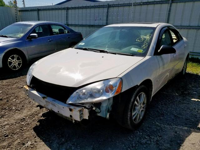 1G2ZF55B364193523 - 2006 PONTIAC G6 SE WHITE photo 2