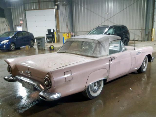 D7FH215280 - 1957 FORD T BIRD PINK photo 4