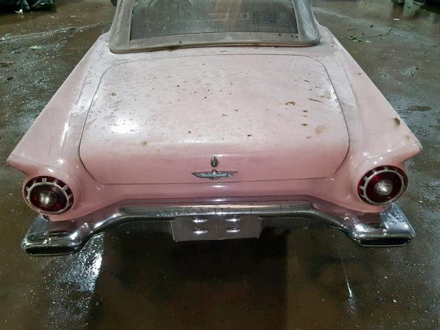 D7FH215280 - 1957 FORD T BIRD PINK photo 6