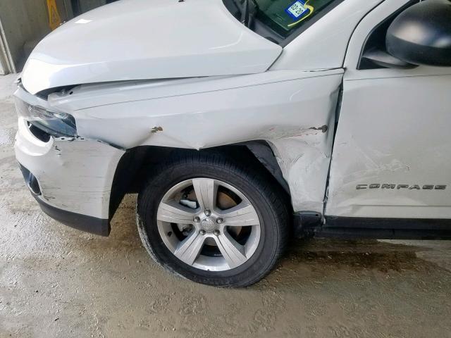 1C4NJCBB2FD118247 - 2015 JEEP COMPASS SP თეთრი ფოტო 9