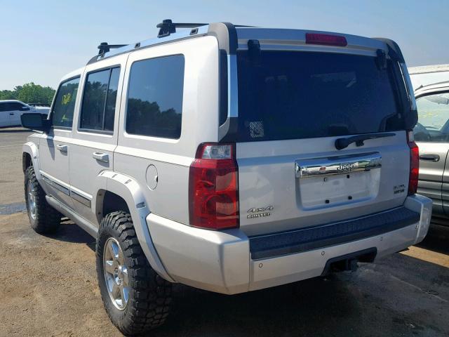 1J8HG58266C275910 - 2006 JEEP COMMANDER SILVER photo 3