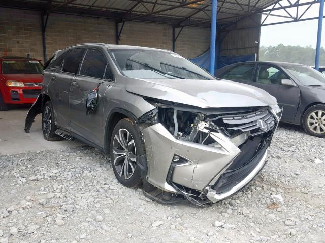 JTJGZKCA8J2001856 - 2018 LEXUS RX 350 L SILVER photo 1