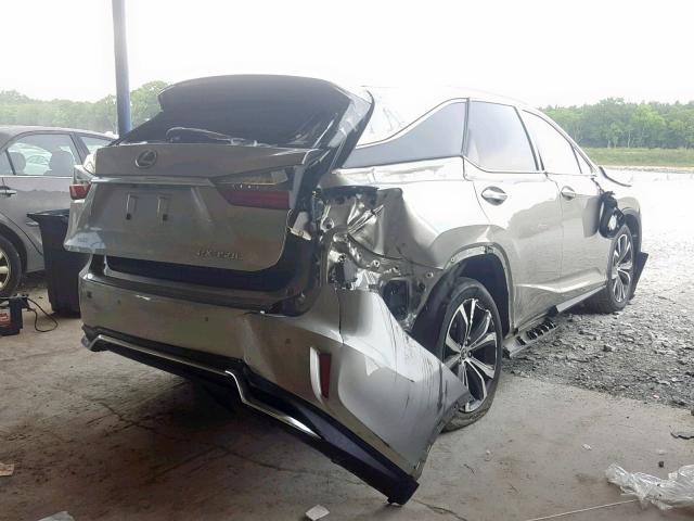 JTJGZKCA8J2001856 - 2018 LEXUS RX 350 L SILVER photo 4