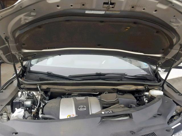 JTJGZKCA8J2001856 - 2018 LEXUS RX 350 L SILVER photo 7