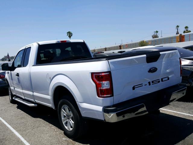 1FTEX1C55JKF59662 - 2018 FORD F150 SUPER WHITE photo 3