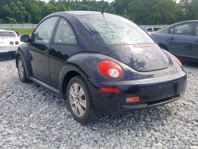 3VWPW31C88M509718 - 2008 VOLKSWAGEN NEW BEETLE შავი ფოტო 3