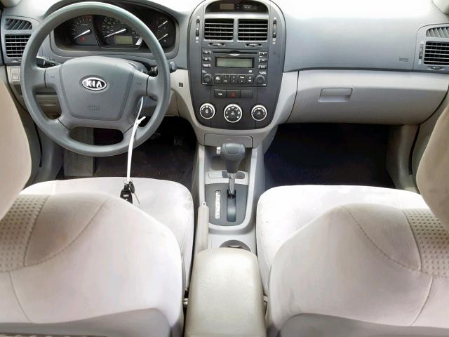 KNAFE121485517644 - 2008 KIA SPECTRA EX BLUE photo 9