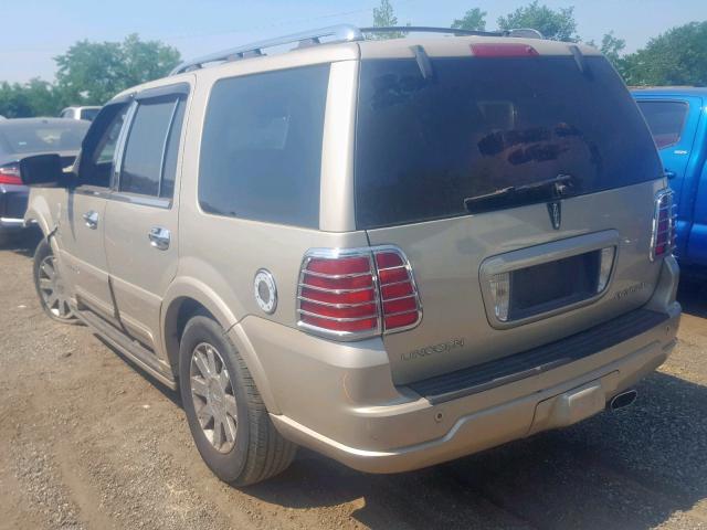 5LMFU28R44LJ20278 - 2004 LINCOLN NAVIGATOR TAN photo 3