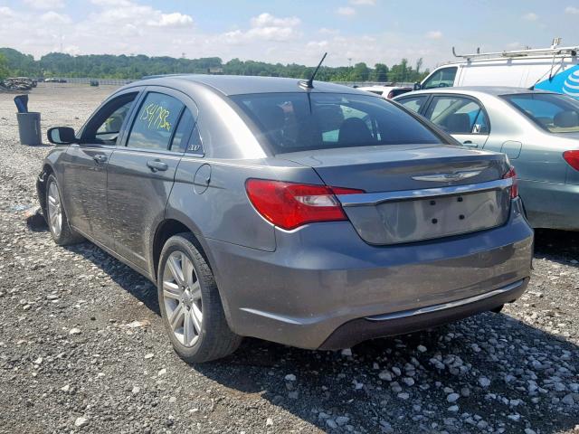 1C3CCBBB1DN595078 - 2013 CHRYSLER 200 TOURIN GRAY photo 3