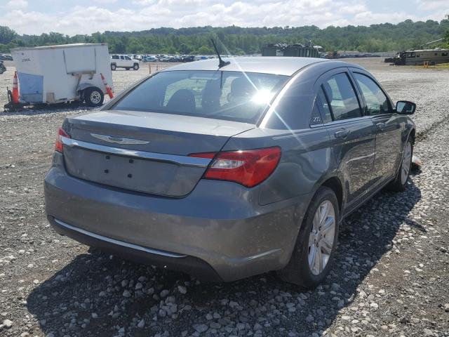 1C3CCBBB1DN595078 - 2013 CHRYSLER 200 TOURIN GRAY photo 4