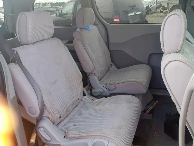 5N1BV28U94N347456 - 2004 NISSAN QUEST S BLUE photo 6