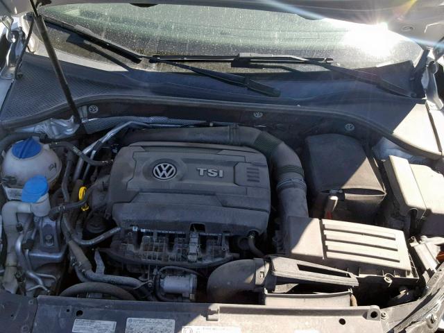 1VWAS7A37EC117514 - 2014 VOLKSWAGEN PASSAT S SILVER photo 7