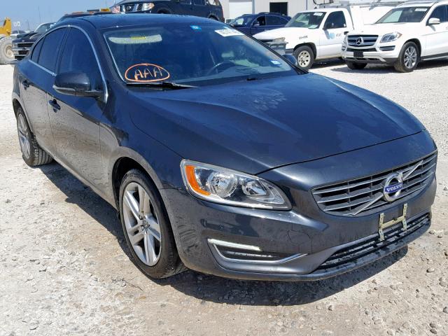 YV1612FS4E2278787 - 2014 VOLVO S60 T5 CHARCOAL photo 1