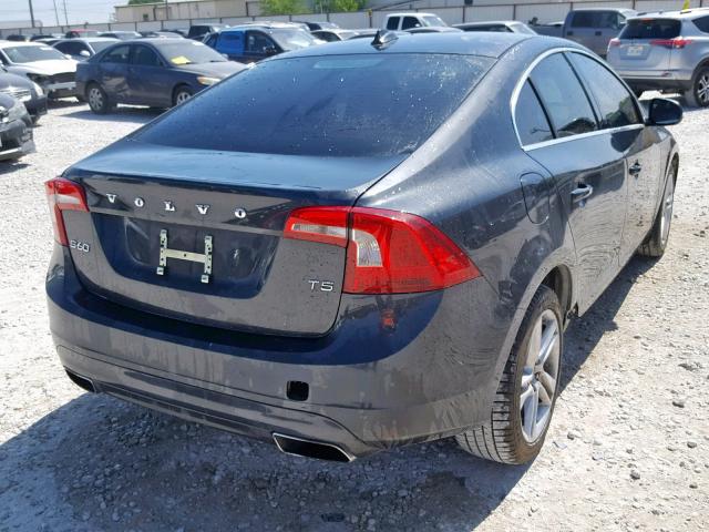 YV1612FS4E2278787 - 2014 VOLVO S60 T5 CHARCOAL photo 4