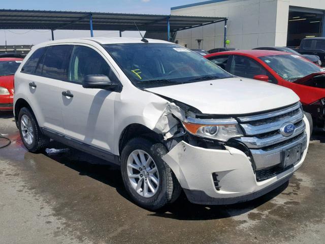 2FMDK3GC3DBB07119 - 2013 FORD EDGE SE WHITE photo 1