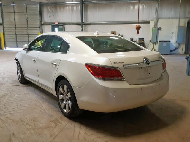 1G4GC5ED7BF367214 - 2011 BUICK LACROSSE C WHITE photo 3