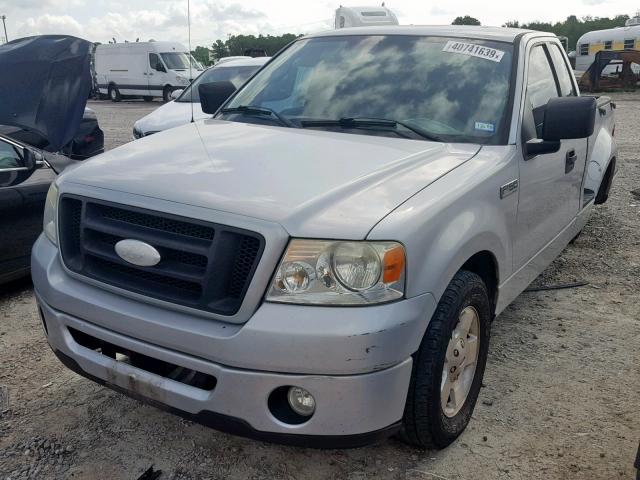 1FTRF02W96KC90730 - 2006 FORD F150 SILVER photo 2