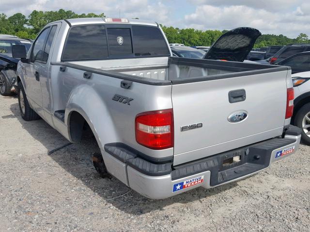 1FTRF02W96KC90730 - 2006 FORD F150 SILVER photo 3