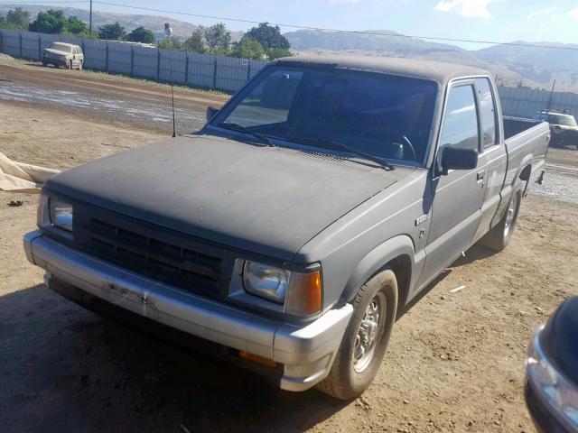 JM2UF3136H0122881 - 1987 MAZDA B2200 CAB GRAY photo 2