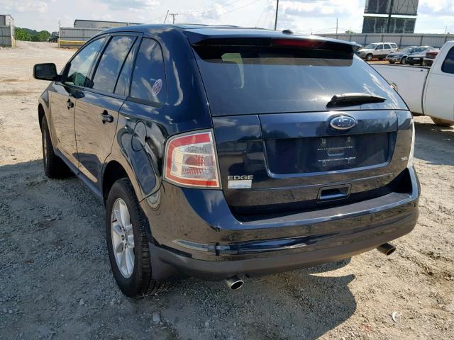 2FMDK38C89BA79016 - 2009 FORD EDGE SEL BLUE photo 3