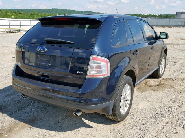 2FMDK38C89BA79016 - 2009 FORD EDGE SEL BLUE photo 4