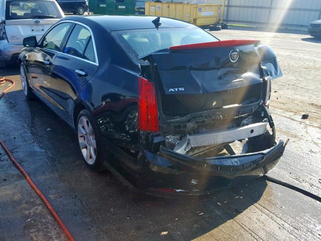 1G6AA5RA0D0156381 - 2013 CADILLAC ATS BLACK photo 3