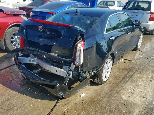 1G6AA5RA0D0156381 - 2013 CADILLAC ATS BLACK photo 4