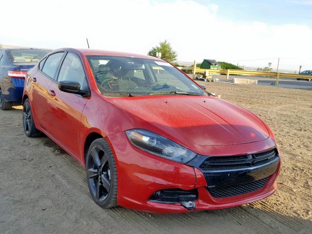 1C3CDFBBXGD577404 - 2016 DODGE DART SXT RED photo 1