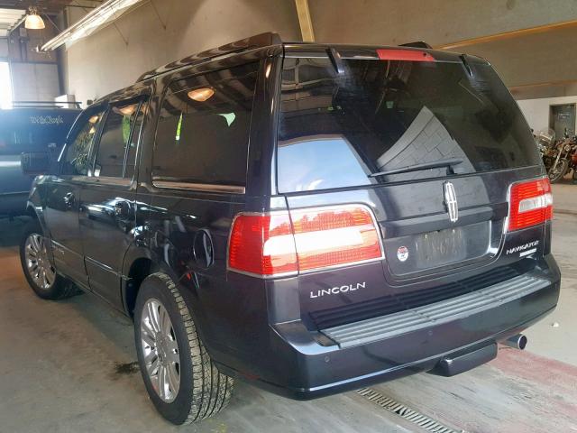 5LMJJ2J52BEJ06925 - 2011 LINCOLN NAVIGATOR BLACK photo 3