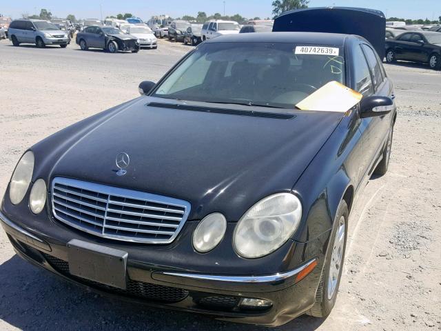 WDBUF56J76A773708 - 2006 MERCEDES-BENZ E 350 BLACK photo 2