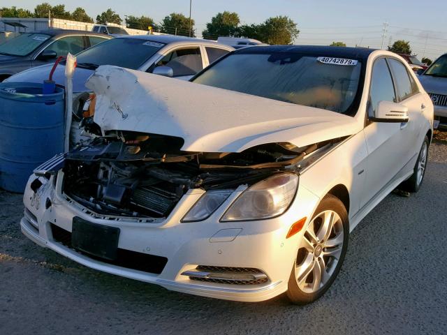 WDDHF2EB8BA408871 - 2011 MERCEDES-BENZ E 350 BLUE WHITE photo 2