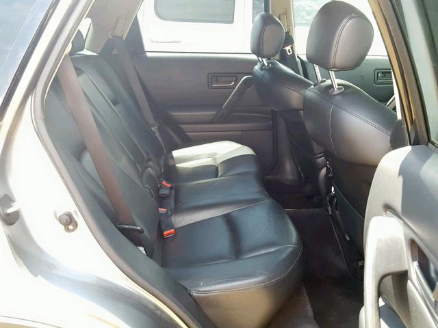 JNRBS08WX4X402889 - 2004 INFINITI FX45 SILVER photo 6