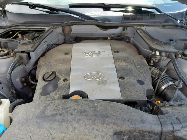 JNRBS08WX4X402889 - 2004 INFINITI FX45 SILVER photo 7