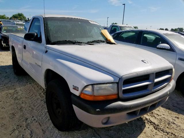 1B7FL26X7WS553047 - 1998 DODGE DAKOTA WHITE photo 1