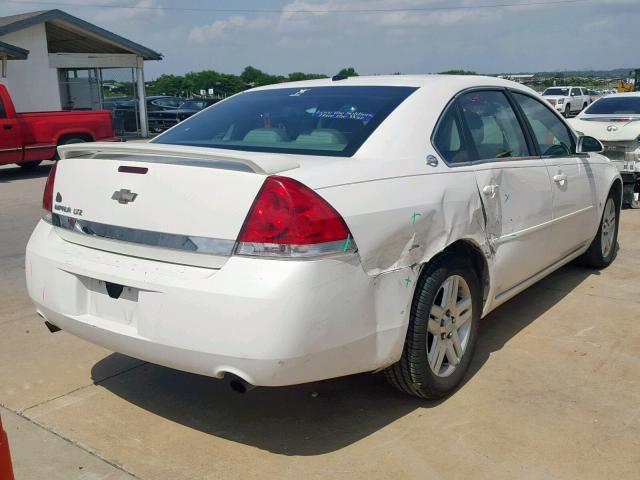 2G1WU581069206130 - 2006 CHEVROLET IMPALA LTZ WHITE photo 4