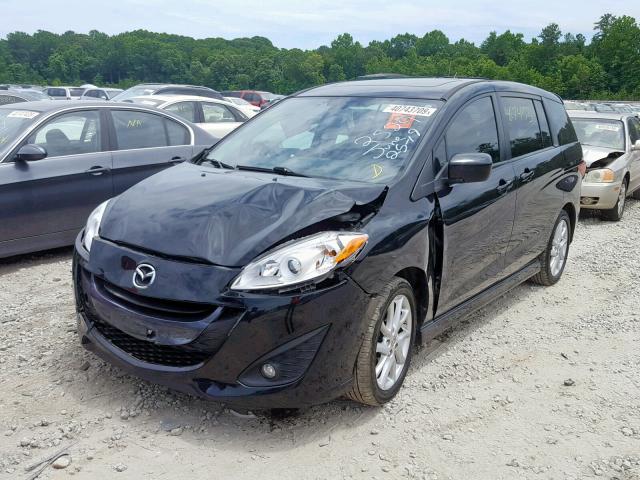 JM1CW2DL7C0142524 - 2012 MAZDA 5 BLACK photo 2