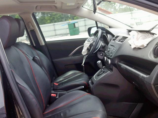 JM1CW2DL7C0142524 - 2012 MAZDA 5 BLACK photo 5