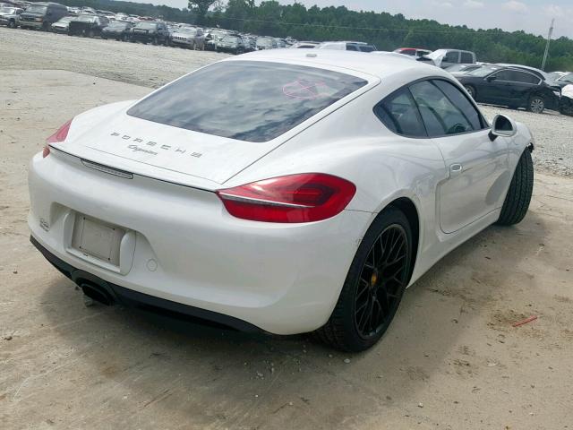 WP0AA2A86EK171199 - 2014 PORSCHE CAYMAN WHITE photo 4