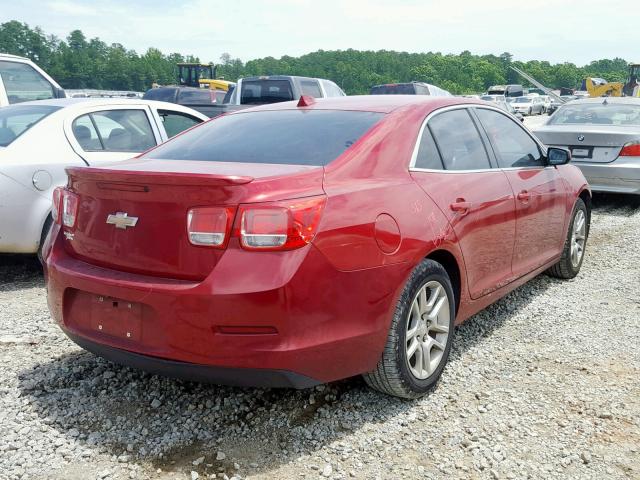 1G11D5RR3DF113881 - 2013 CHEVROLET MALIBU 1LT 红色 照片 4