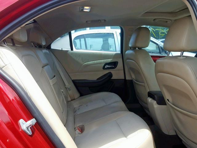 1G11D5RR3DF113881 - 2013 CHEVROLET MALIBU 1LT 红色 照片 6
