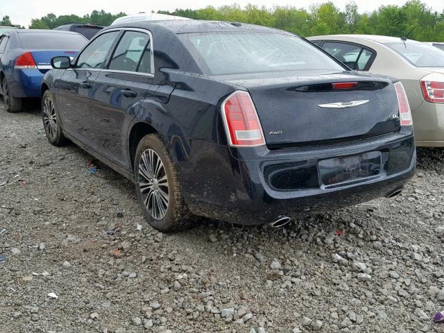 2C3CCAGG9DH733120 - 2013 CHRYSLER 300 S BLACK photo 3