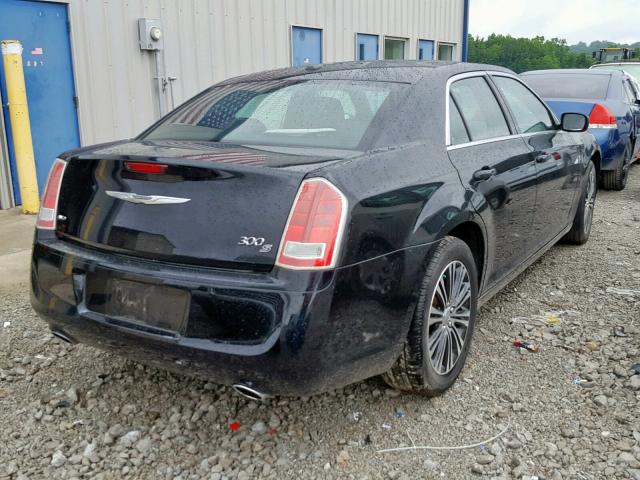 2C3CCAGG9DH733120 - 2013 CHRYSLER 300 S BLACK photo 4