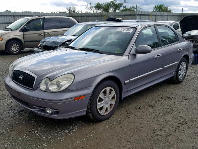 KMHWF25S05A179460 - 2005 HYUNDAI SONATA GL GRAY photo 2