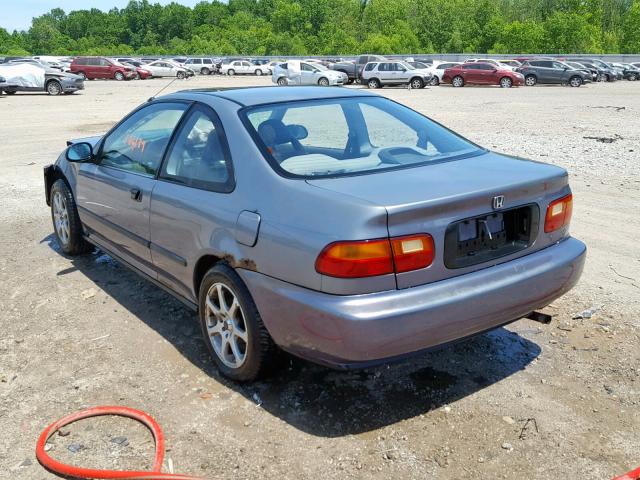 2HGEJ2227SH549420 - 1995 HONDA CIVIC DX SILVER photo 3