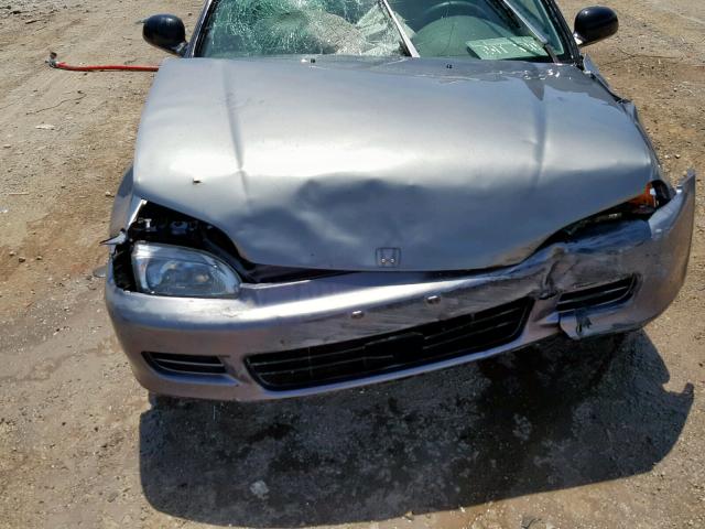 2HGEJ2227SH549420 - 1995 HONDA CIVIC DX SILVER photo 7