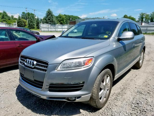 WA1AV74L37D011185 - 2007 AUDI Q7 4.2 QUA GRAY photo 2