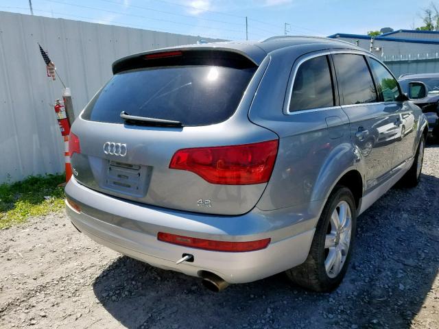 WA1AV74L37D011185 - 2007 AUDI Q7 4.2 QUA GRAY photo 4